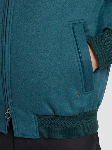 Stefano Ricci Men's Cashmere and Lambskin Leather Blouson Jacket | Thumbnail 6 Stefano Ricci Men's Cashmere and Lambskin Leather Blouson Jacket | Thumbnail 6