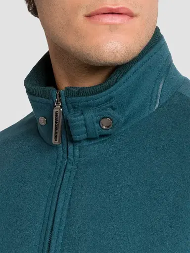 Stefano Ricci Men's Cashmere and Lambskin Leather Blouson Jacket | Thumbnail 7 Stefano Ricci Men's Cashmere and Lambskin Leather Blouson Jacket | Thumbnail 7