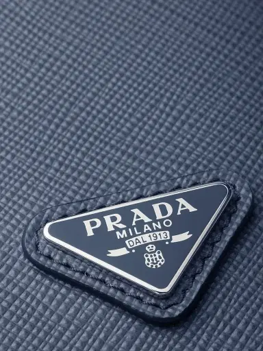 Prada Men's Saffiano Leather Card Holder | Thumbnail 3 Prada Men's Saffiano Leather Card Holder | Thumbnail 3