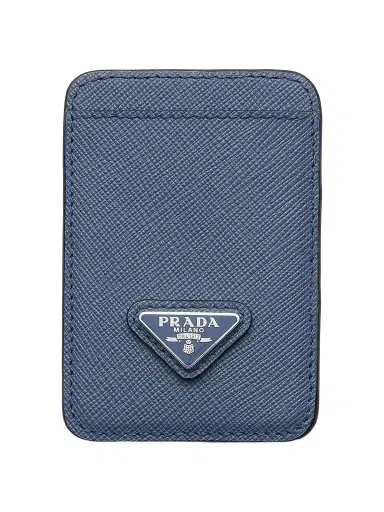 Prada Men's Saffiano Leather Card Holder | Thumbnail 1 Prada Men's Saffiano Leather Card Holder | Thumbnail 1