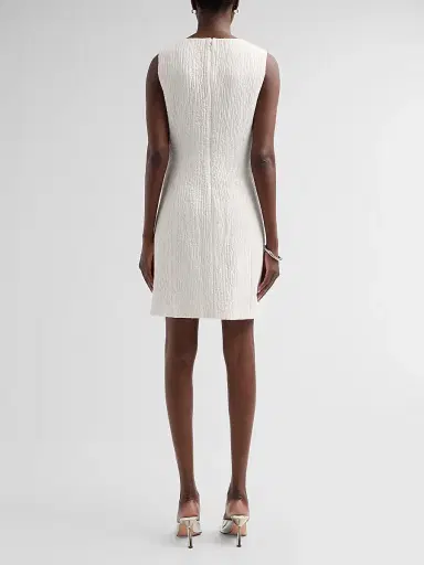 PRABAL GURUNG Women's Textured Shift Mini Dress | Thumbnail 3 PRABAL GURUNG Women's Textured Shift Mini Dress | Thumbnail 3
