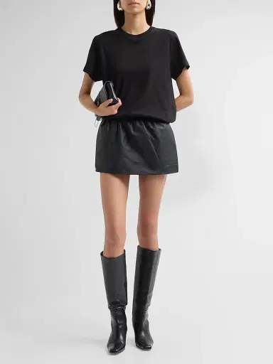 Alexander Wang Women's Bungee Waist Mini Skirt | Thumbnail 2 Alexander Wang Women's Bungee Waist Mini Skirt | Thumbnail 2