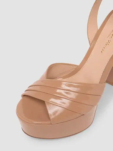 Gianvito Rossi Women's 85MM Leather Platform Sandals | Thumbnail 3 Gianvito Rossi Women's 85MM Leather Platform Sandals | Thumbnail 3