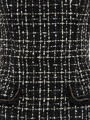 Rebecca Vallance Women's Meringue Embellished Tweed Scoopneck Midi Dress | Thumbnail 8 Rebecca Vallance Women's Meringue Embellished Tweed Scoopneck Midi Dress | Thumbnail 8