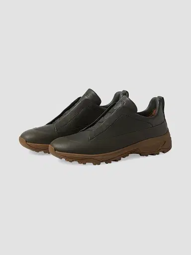 Zegna Men's Triple Stitch Monte Secondskin Sneakers | Thumbnail 2 Zegna Men's Triple Stitch Monte Secondskin Sneakers | Thumbnail 2