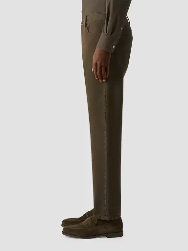 Zegna Men's Cotton Roccia Jeans | Thumbnail 4 Zegna Men's Cotton Roccia Jeans | Thumbnail 4