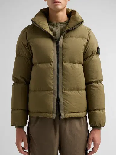 Stone Island Men's Capospalla Nylon Down Jacket | Thumbnail 5 Stone Island Men's Capospalla Nylon Down Jacket | Thumbnail 5