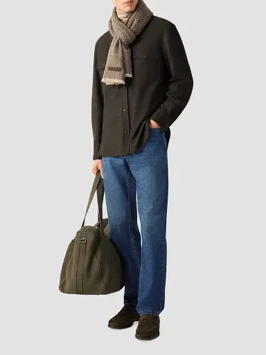 Zegna Men's Oasi Cashmere Overshirt | Thumbnail 2 Zegna Men's Oasi Cashmere Overshirt | Thumbnail 2