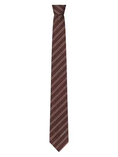 Givenchy Men's Thin Stripes Tie in Silk Gros Grain | Thumbnail 1 Givenchy Men's Thin Stripes Tie in Silk Gros Grain | Thumbnail 1
