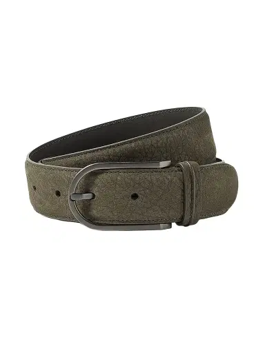 Zegna Men's Nubuck Belt | Thumbnail 1 Zegna Men's Nubuck Belt | Thumbnail 1