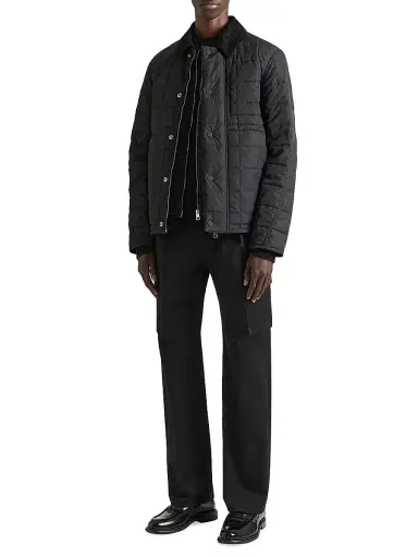 Givenchy Men's Couture Seam Quilted Blouson Jacket | Thumbnail 2 Givenchy Men's Couture Seam Quilted Blouson Jacket | Thumbnail 2
