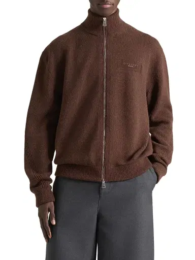 Givenchy Men's Couture Seam Zipped Cardigan in Wool and Cashmere | Thumbnail 3 Givenchy Men's Couture Seam Zipped Cardigan in Wool and Cashmere | Thumbnail 3