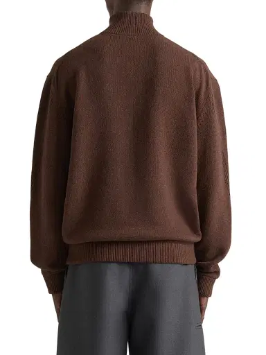 Givenchy Men's Couture Seam Zipped Cardigan in Wool and Cashmere | Thumbnail 4 Givenchy Men's Couture Seam Zipped Cardigan in Wool and Cashmere | Thumbnail 4