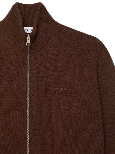 Givenchy Men's Couture Seam Zipped Cardigan in Wool and Cashmere | Thumbnail 5 Givenchy Men's Couture Seam Zipped Cardigan in Wool and Cashmere | Thumbnail 5