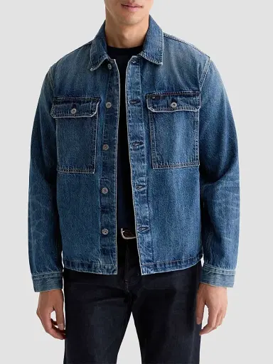 AG Jeans Men's Owen Denim Shirt Jacket | Thumbnail 4 AG Jeans Men's Owen Denim Shirt Jacket | Thumbnail 4
