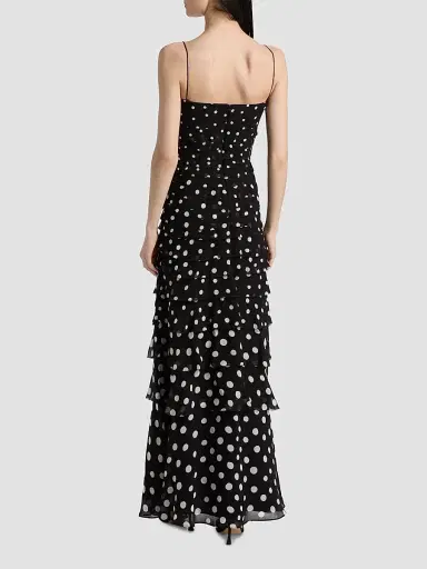 Saloni Women's Niki Polka Dot Maxi Dress | Thumbnail 5 Saloni Women's Niki Polka Dot Maxi Dress | Thumbnail 5