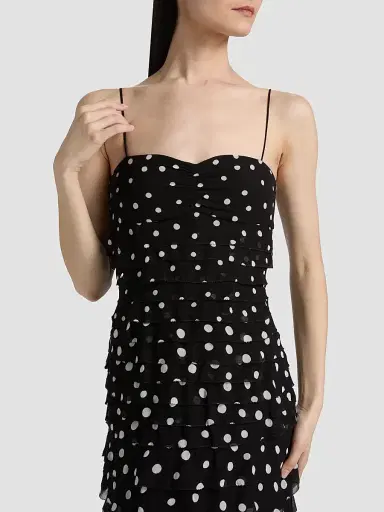 Saloni Women's Niki Polka Dot Maxi Dress | Thumbnail 6 Saloni Women's Niki Polka Dot Maxi Dress | Thumbnail 6