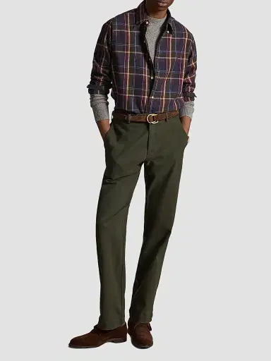 Polo Ralph Lauren Men's Winterized Twill Flat-Front Pants | Thumbnail 2 Polo Ralph Lauren Men's Winterized Twill Flat-Front Pants | Thumbnail 2
