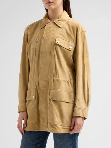 Frame Women's Suede Safari Jacket | Thumbnail 4 Frame Women's Suede Safari Jacket | Thumbnail 4