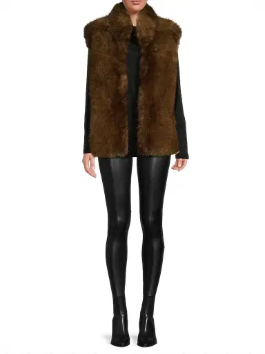 Apparis Women's Laila Faux-Fur Sleeveless Vest | Thumbnail 2 Apparis Women's Laila Faux-Fur Sleeveless Vest | Thumbnail 2