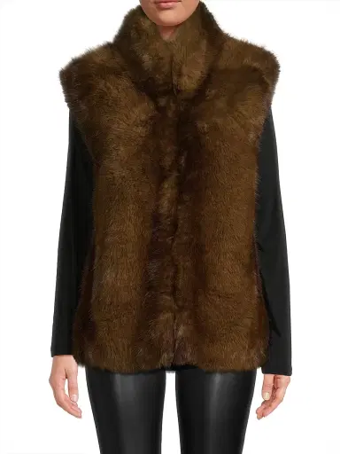 Apparis Women's Laila Faux-Fur Sleeveless Vest | Thumbnail 3 Apparis Women's Laila Faux-Fur Sleeveless Vest | Thumbnail 3