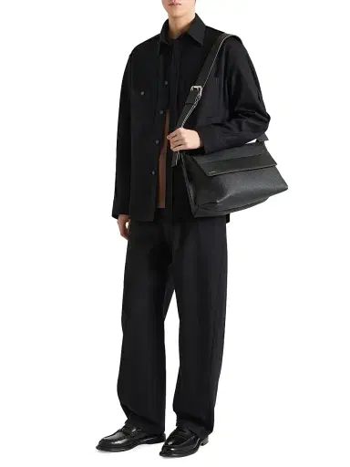 Givenchy Men's Couture Seam Overshirt in Flannel | Thumbnail 2 Givenchy Men's Couture Seam Overshirt in Flannel | Thumbnail 2