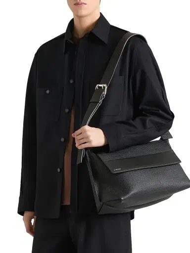 Givenchy Men's Couture Seam Overshirt in Flannel | Thumbnail 3 Givenchy Men's Couture Seam Overshirt in Flannel | Thumbnail 3