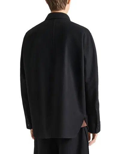 Givenchy Men's Couture Seam Overshirt in Flannel | Thumbnail 4 Givenchy Men's Couture Seam Overshirt in Flannel | Thumbnail 4