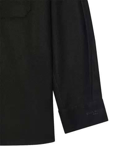 Givenchy Men's Couture Seam Overshirt in Flannel | Thumbnail 5 Givenchy Men's Couture Seam Overshirt in Flannel | Thumbnail 5
