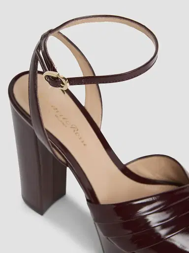 Gianvito Rossi Women's 85MM Leather Platform Sandals | Thumbnail 3 Gianvito Rossi Women's 85MM Leather Platform Sandals | Thumbnail 3