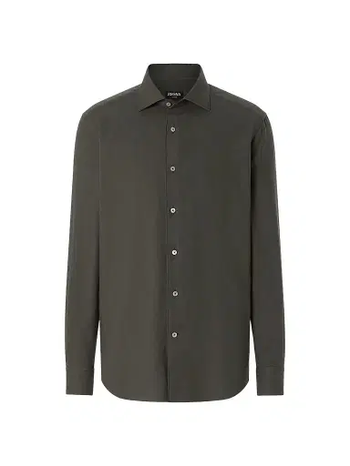 Zegna Men's Cashco Shirt | Thumbnail 1 Zegna Men's Cashco Shirt | Thumbnail 1