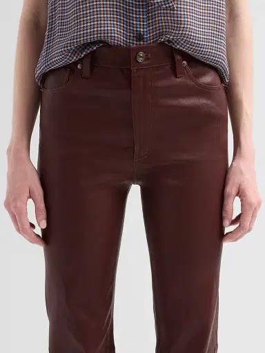 Frame Women's Reboot Leather Straight-Leg Pants | Thumbnail 5 Frame Women's Reboot Leather Straight-Leg Pants | Thumbnail 5