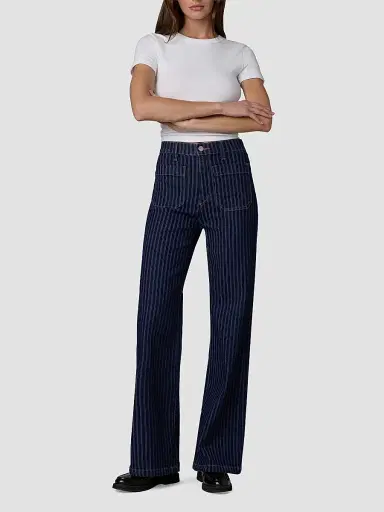 Joe's Jeans Women's The Mia Patch Pocket Striped Jeans | Thumbnail 2 Joe's Jeans Women's The Mia Patch Pocket Striped Jeans | Thumbnail 2