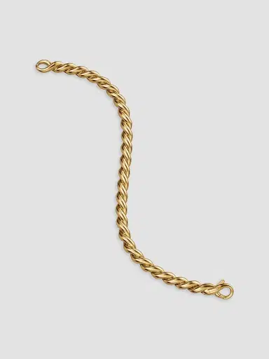 David Yurman Women's Sculpted Cable Chain Bracelet in 18K Yellow Gold, 5.7MM | Thumbnail 3 David Yurman Women's Sculpted Cable Chain Bracelet in 18K Yellow Gold, 5.7MM | Thumbnail 3