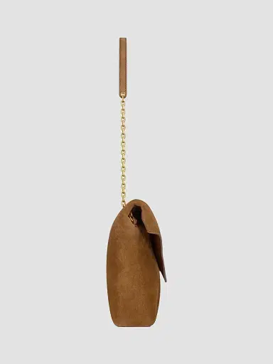 Saint Laurent Women's Cassandre Shoulder Bag on Chain in Suede | Thumbnail 7 Saint Laurent Women's Cassandre Shoulder Bag on Chain in Suede | Thumbnail 7