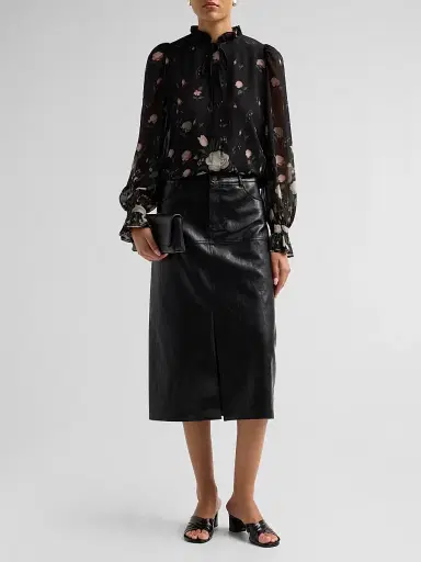 Kobi Halperin Women's Jack Floral Chiffon Blouse | Thumbnail 2 Kobi Halperin Women's Jack Floral Chiffon Blouse | Thumbnail 2