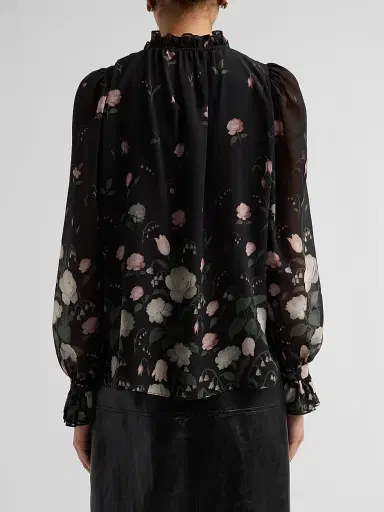 Kobi Halperin Women's Jack Floral Chiffon Blouse | Thumbnail 3 Kobi Halperin Women's Jack Floral Chiffon Blouse | Thumbnail 3