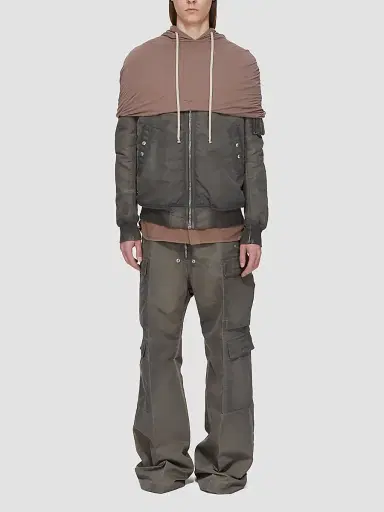 DRKSHDW by Rick Owens Men's Imbottito Bomber Jacket | Thumbnail 2 DRKSHDW by Rick Owens Men's Imbottito Bomber Jacket | Thumbnail 2