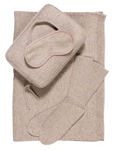 Sofia Cashmere Ultra Luxe Cashmere Travel Set | Thumbnail 1 Sofia Cashmere Ultra Luxe Cashmere Travel Set | Thumbnail 1