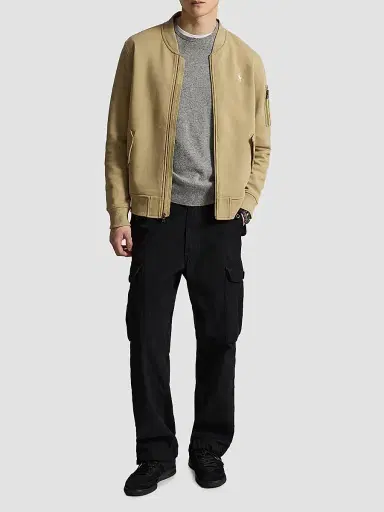 Polo Ralph Lauren Men's Double-Knit Flight Jacket | Thumbnail 2 Polo Ralph Lauren Men's Double-Knit Flight Jacket | Thumbnail 2