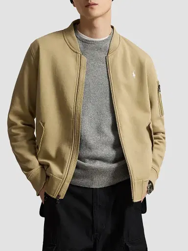 Polo Ralph Lauren Men's Double-Knit Flight Jacket | Thumbnail 4 Polo Ralph Lauren Men's Double-Knit Flight Jacket | Thumbnail 4