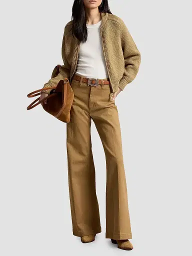 Polo Ralph Lauren Women's Cotton-Blend Full-Zip Sweater | Thumbnail 2 Polo Ralph Lauren Women's Cotton-Blend Full-Zip Sweater | Thumbnail 2