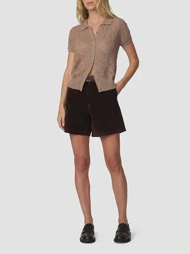 Joe's Jeans Women's The Davey Short Sleeve Cardigan | Thumbnail 2 Joe's Jeans Women's The Davey Short Sleeve Cardigan | Thumbnail 2