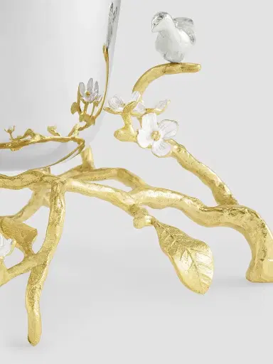 Michael Aram Lovebirds Silver & Gold Medium Vase | Thumbnail 5 Michael Aram Lovebirds Silver & Gold Medium Vase | Thumbnail 5