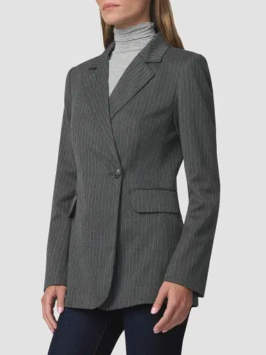 Joe's Jeans Women's Mecah Pinstripe Double-Breasted Blazer | Thumbnail 5 Joe's Jeans Women's Mecah Pinstripe Double-Breasted Blazer | Thumbnail 5