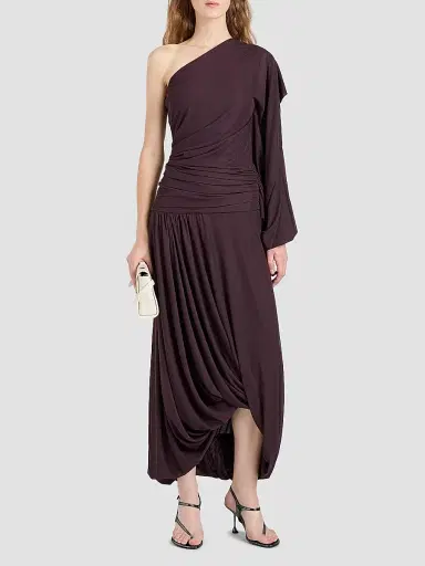 Proenza Schouler Women's Gabri Ruched Jersey Maxi Dress | Thumbnail 2 Proenza Schouler Women's Gabri Ruched Jersey Maxi Dress | Thumbnail 2
