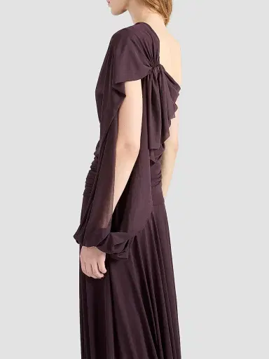 Proenza Schouler Women's Gabri Ruched Jersey Maxi Dress | Thumbnail 6 Proenza Schouler Women's Gabri Ruched Jersey Maxi Dress | Thumbnail 6