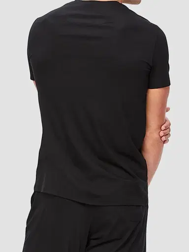 Derek Rose Men's Basel Stretch Crewneck T-Shirt | Thumbnail 3 Derek Rose Men's Basel Stretch Crewneck T-Shirt | Thumbnail 3