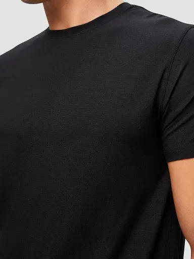 Derek Rose Men's Basel Stretch Crewneck T-Shirt | Thumbnail 4 Derek Rose Men's Basel Stretch Crewneck T-Shirt | Thumbnail 4