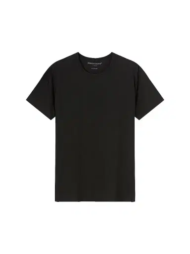 Derek Rose Men's Basel Stretch Crewneck T-Shirt | Thumbnail 1 Derek Rose Men's Basel Stretch Crewneck T-Shirt | Thumbnail 1